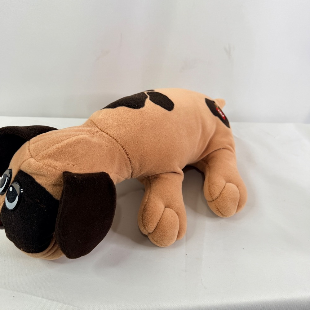 Vintage Tonka Pound Puppies Plush Tan Brown Spotted Dog Stuffed Animal Toy